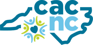 Linked logo for the Children's Advocacy Centers of North Carolina that directs visitors to their website.